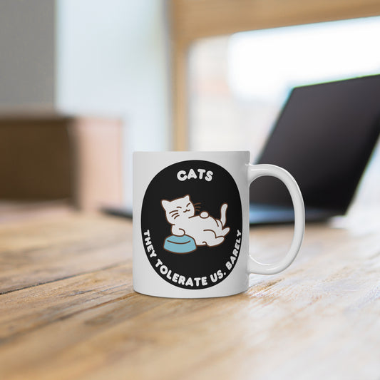 Cats They Tolerate Us - Ceramic Mug (EU)